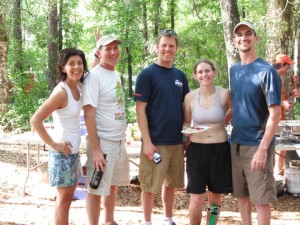 Trifuelers and RD Andy post-race (Andrea, Andy, Mike, Kylie, Charles)